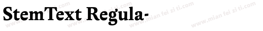 StemText Regula字体转换